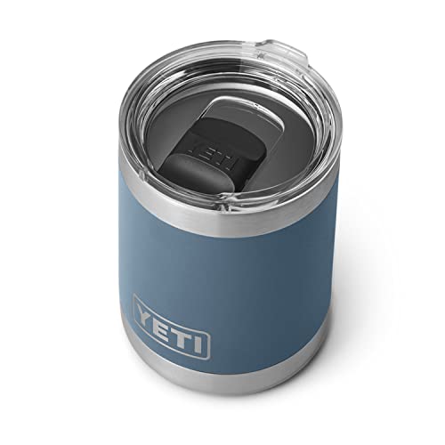 Yeti Rambler Lowball 10 Oz. Brick Red Stainless Steel Insulated