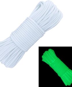 Paracord Glow in The Dark 550 100% Nylon Paracord – 7 Strand Type III