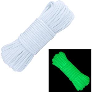 Paracord Glow in The Dark 550 100% Nylon Paracord – 7 Strand Type III