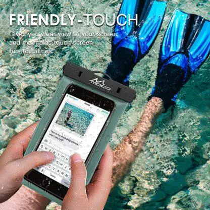 Roll over image to zoom in MoKo Waterproof Phone Pouch, Underwater Cellphone Case