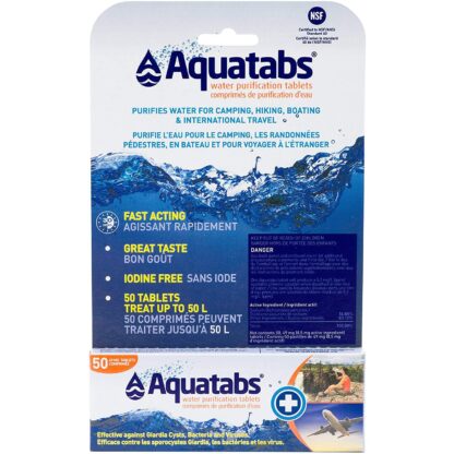 Aquatabs Water Purification Tablets - 2 Pack