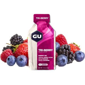 GU ENERGY Original Sports Nutrition Energy Gel, Tri Berry