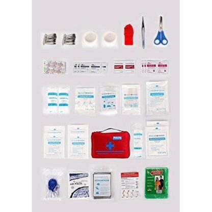 Compact, Lightweight First Aid Kit - 119 Pieces