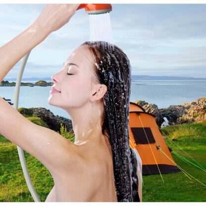 portable battery powered camping showering
