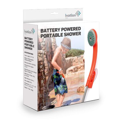 portable battery powered camping showering