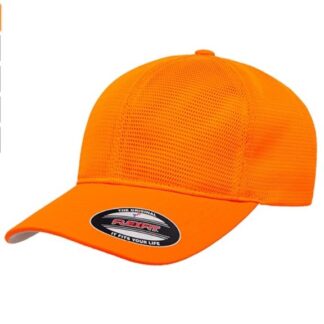 Big Size Blaze Orange Mesh Cap