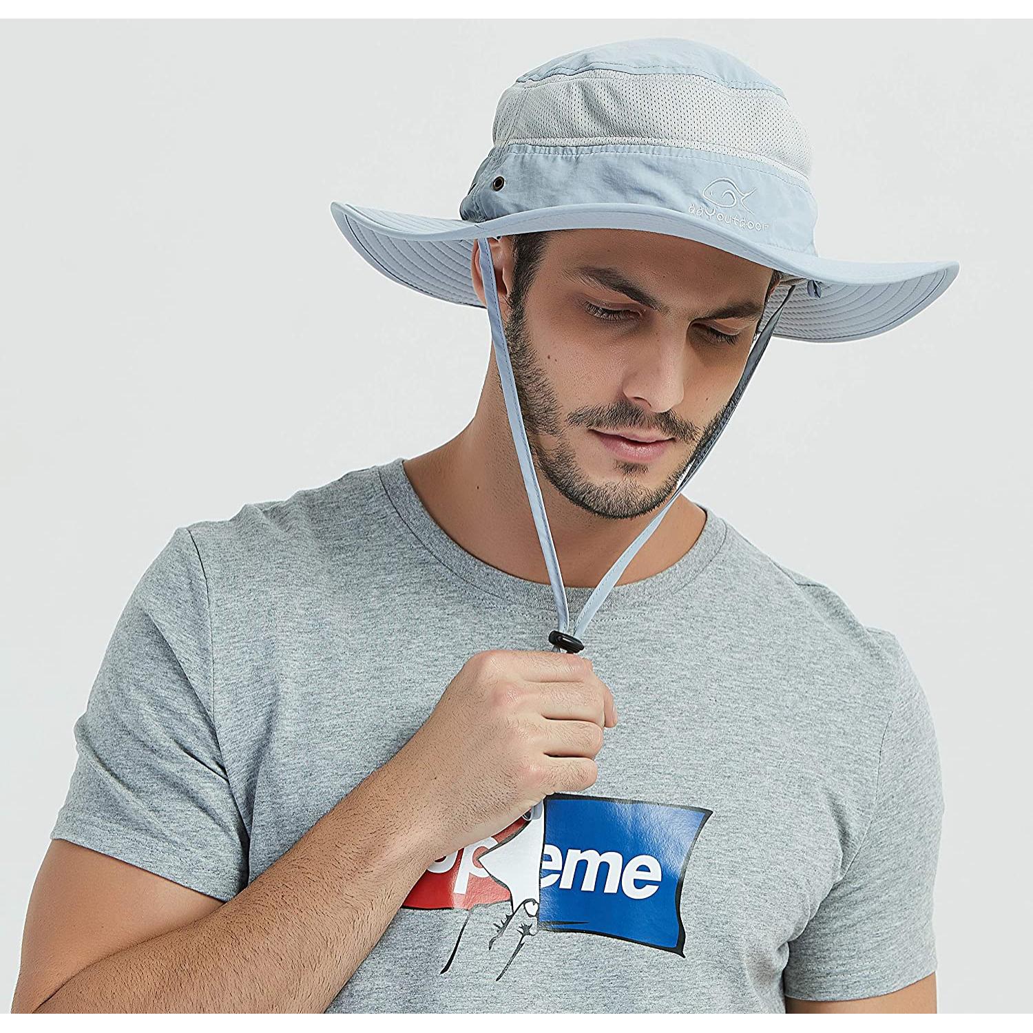 Unisex Face Neck Flap Hat Wide Brim Cap Outdoor Hiking UV Sun Protect Quick  Dry