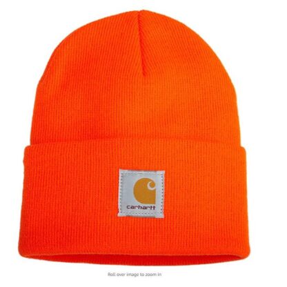 carhartt watch hat blaze orange