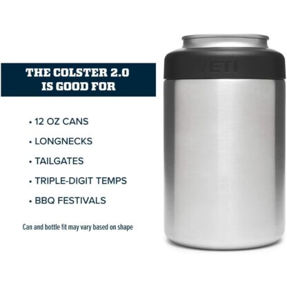 YETI Rambler Vacuum Insulated Stainless Steel Colster 2.0