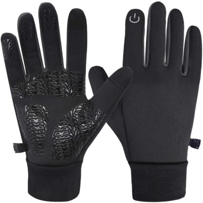 Winter Gloves Touch Screen Gloves Warm Waterproof Windproof Non-Slip Lightweight for Women and Men Running,Walking,Cycling,Driving in Cold Weather