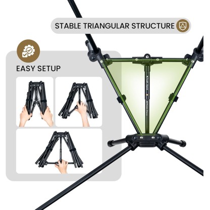 OneTigris Tigerblade High Back Camping Chair with Pillow Design