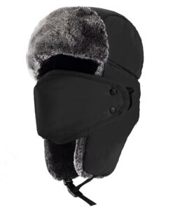 Unisex Winter Trooper Hat With Windproof Mask