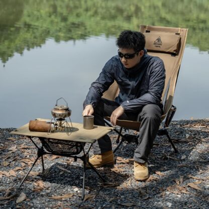 OneTigris Tigerblade High Back Camping Chair with Pillow Design