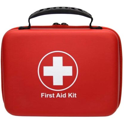 Compact First Aid Kit (228pcs) Designed for Family Emergency Care. Waterproof EVA Case and Bag is Ideal for The Car, Home, School, Camping, Hiking, Office, Sports. Protect Your Loved Ones.ETC