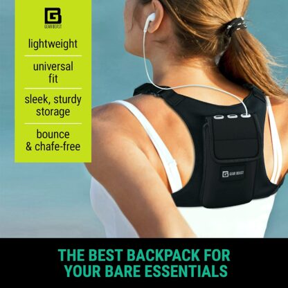 Running Backpack Vest Cell Phone and Accessories Holder Lightweight Pack