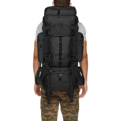 AmazonBasics Internal Frame Hiking Backpack with Rainfly, 55 L