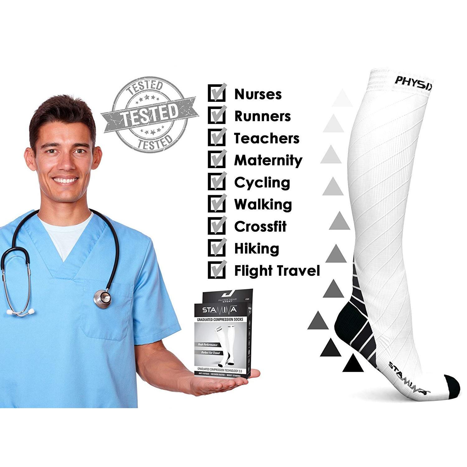 5 Reasons Why Every Nurse Should Wear Compression Socks – Physix