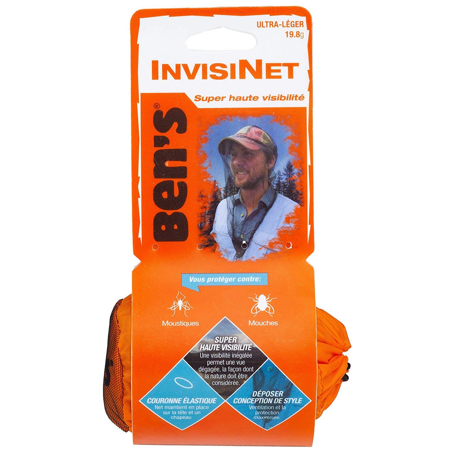 Ben's InvisiNet Mosquito, Tick and Insect Repellent Head Net