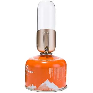 Gas canister camping lantern