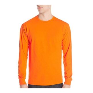 Men's long sleeve t shirt hunter's orange blaze safety hunting