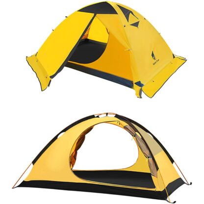 GEERTOP 2 Person 4 Season Backpacking Tent for Camping Hiking Travel Climbing - Easy Set Up
