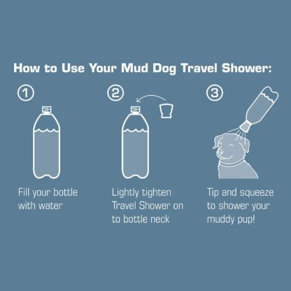 Portable Dog Mud Rinser