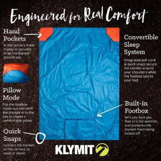 Klymit Versa Packable Camping Blanket & Comforter