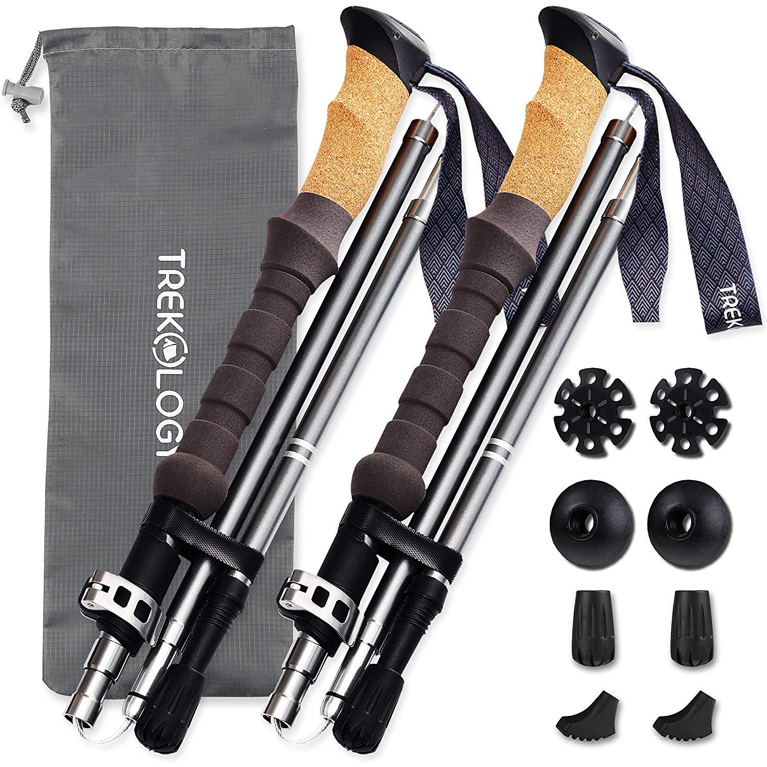 Aluminum Trekking Poles - Trekology Trek-Z