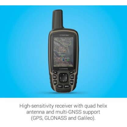 Garmin Gpsmap 64SX, Handheld GPS with Altimeter and Compass