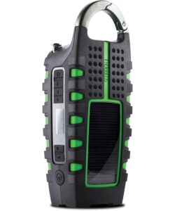 Multipowered Portable Emergency Weather Radio & Flashlight