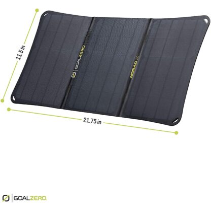 Goal Zero Nomad 20, Foldable Monocrystalline 20 Watt Solar Panel