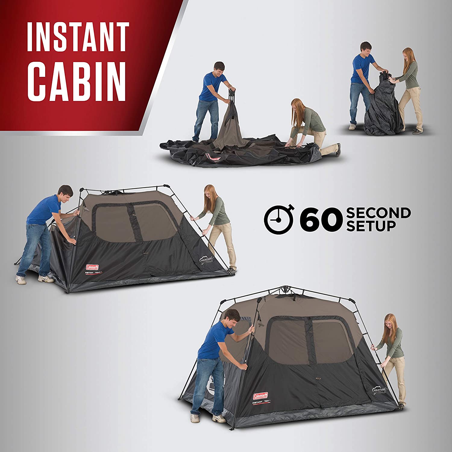 Coleman 6-Person Instant Cabin Tent