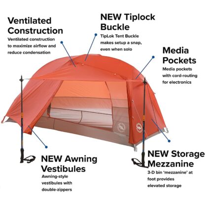 One of our best-selling, full-featured, ultralight backpacking tents, the Copper Spur HV UL series just got better with new features inside and out, proprietary materials that are stronger and lighter, and hardware that makes setting up even easier. High volume, freestanding structure provides great living space. Traditional, media, and 3D bin pockets help you to effectively organize your gear without cramping sleeping space or sit up volume. Customizable vestibules expand living space when weather is great or foul. Truly your ultimate UL home away from home.