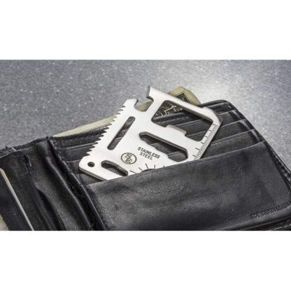 11-in-1 Multi-Function Survival Tool Credit Card Size