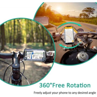 TEUMI Bike Phone Mount, 360° Rotatable
