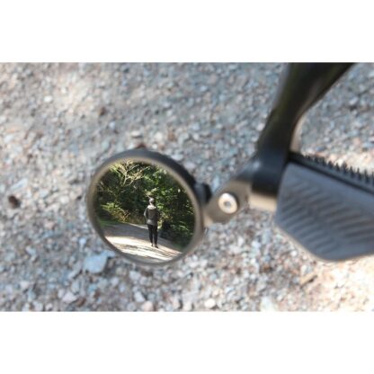 Hafny Bar End Bike Mirror, Stainless Steel Lens, Safe Rearview Mirror