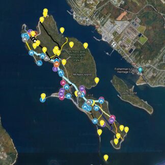 McNabs Island GPS Map