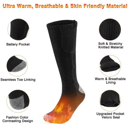 Heated Socks with 3000mah battery