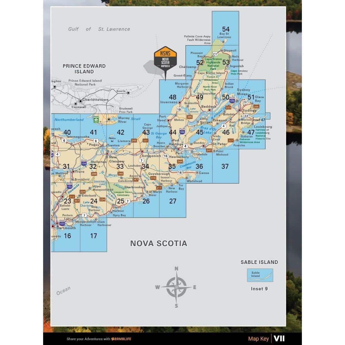 Backroad Mapbooks: Nova Scotia - 5th Edition