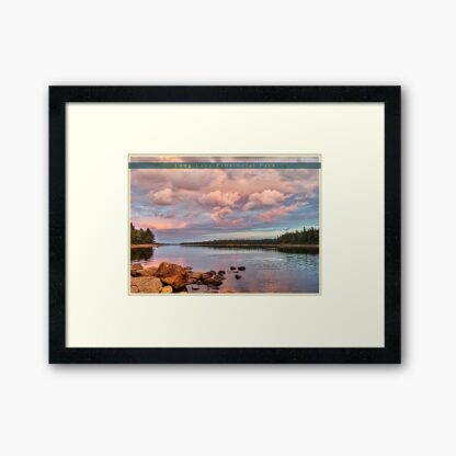 Long Lake Provincial Park - Framed Art Print
