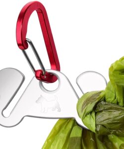 Clippable Metal Dog Waste Bag Holder