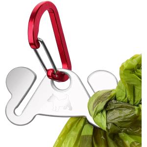 Clippable Metal Dog Waste Bag Holder
