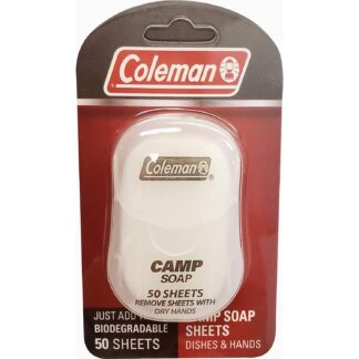 Coleman Dish and Hands Camp Soap Sheets, 50 Sheets