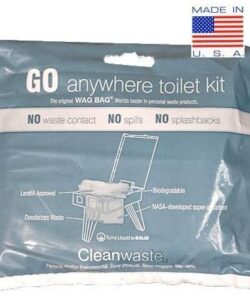 12 Pack GO Anywhere Lightweight Portable Toilet Refill Kit for Camping