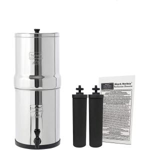 Berkey BT2X2-BB Travel Water Purification System with 2 Black Elements