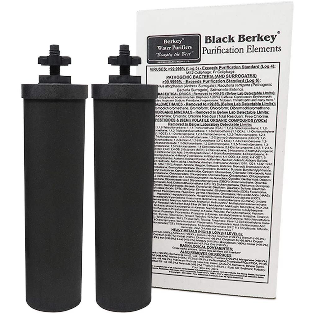 Berkey BT2X2-BB Travel Water Purification System with 2 Black Elements
