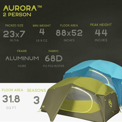 Nemo Aurora Backpacking Tent & Pawprint Accessory