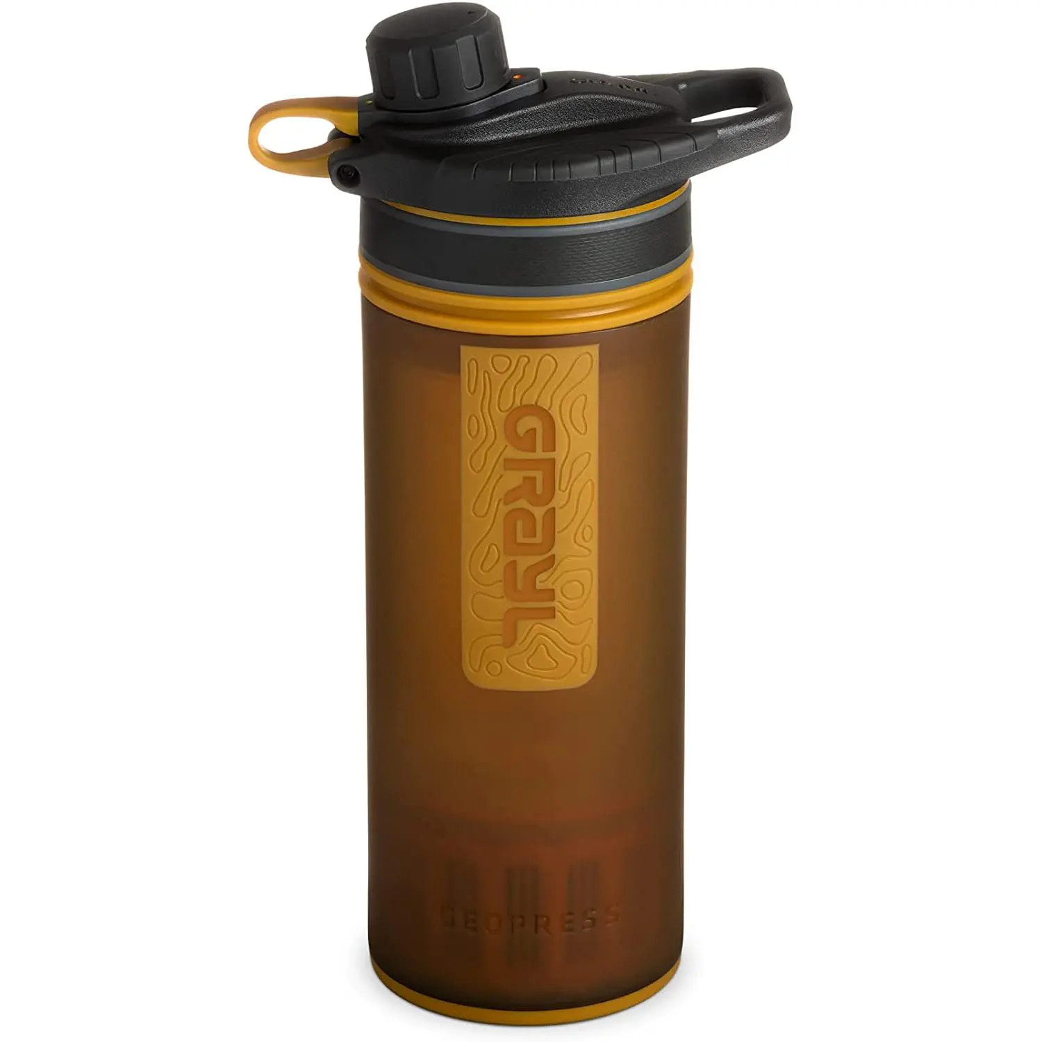 GRAYL Geopress 24 oz Water Purifier for Global Travel, Backpacking, Hiking, and Survival