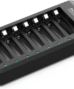 POWEROWL 8 Bay AA AAA Battery Charger