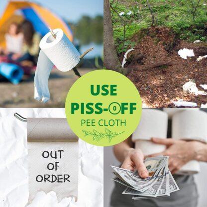 Silver Infused Pee Cloth For Hiking & Camping